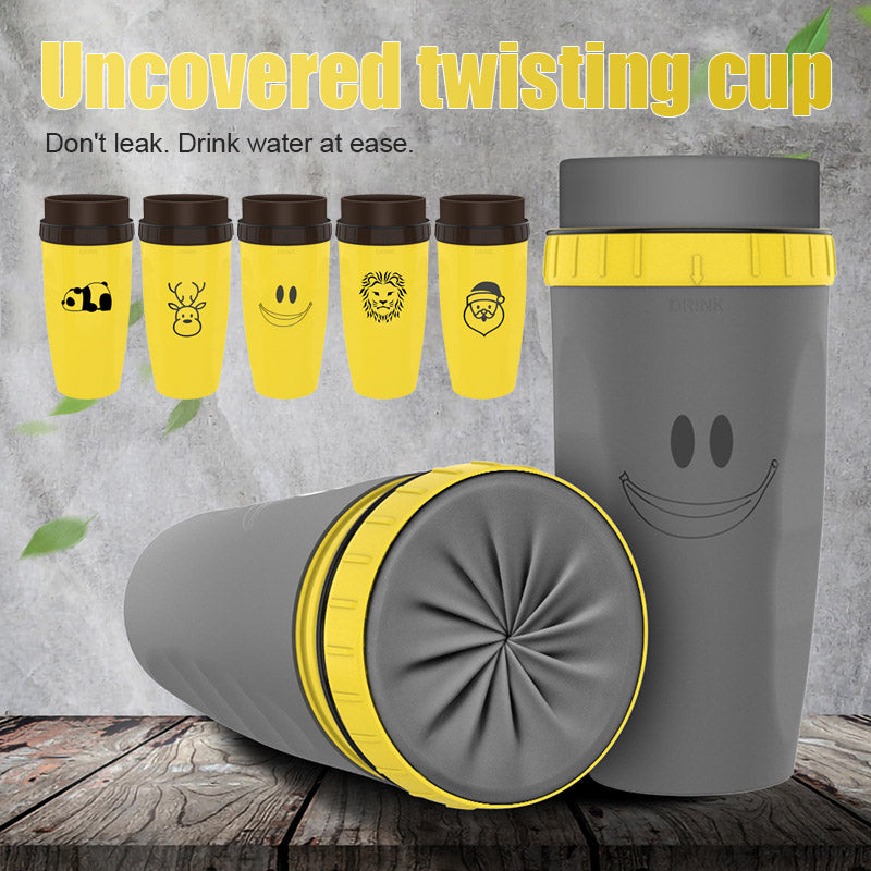 Insulated Travel Tumbler with Straw - Portable Sippy Water Bottle for Children and Adults