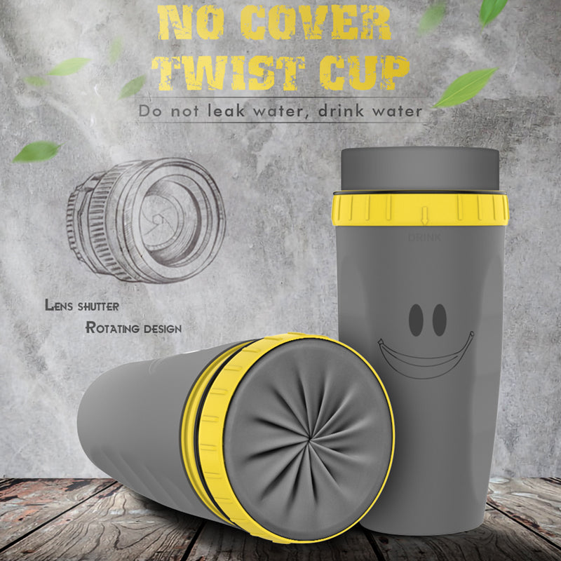 Insulated Travel Tumbler with Straw - Portable Sippy Water Bottle for Children and Adults