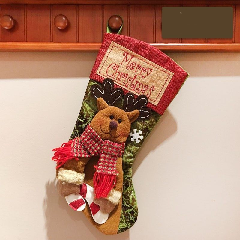 Christmas Elegance Embellishment: Premium Stocking Decor and Gift Collection