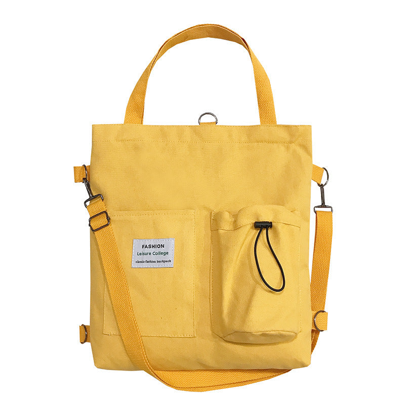Square Canvas Bag for Women With One Shoulder Slung