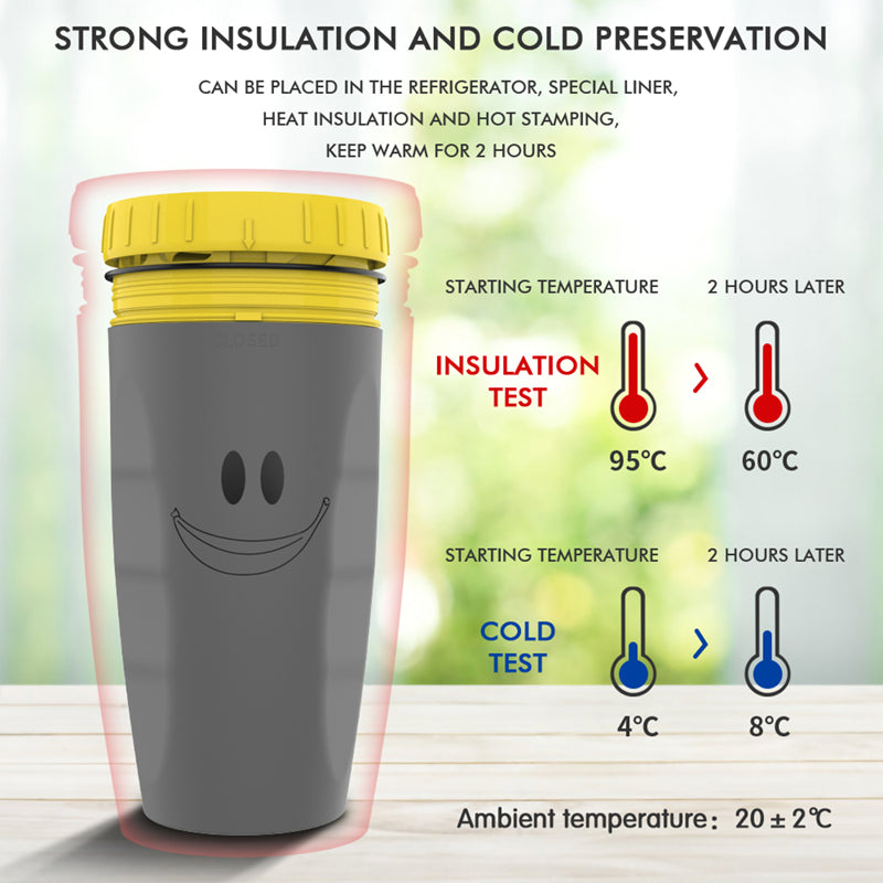 Insulated Travel Tumbler with Straw - Portable Sippy Water Bottle for Children and Adults