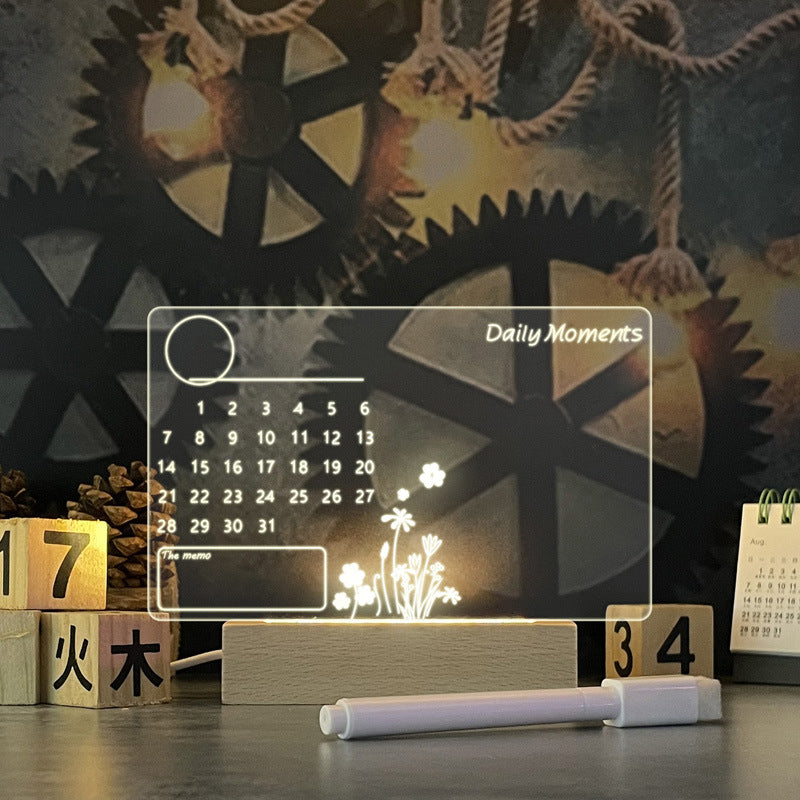 LED Mesaj Panosu Gece Lambası Kalemli – Yaratıcı Tatil Hediyesi