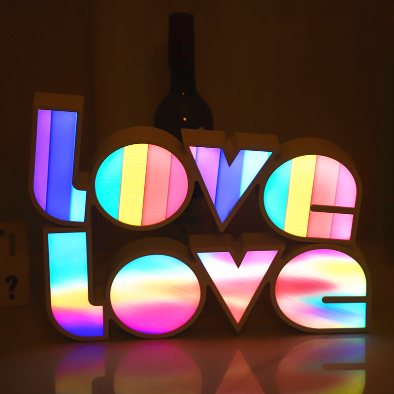 LED LOVE Light: Romantic Valentine's Day Gift and Decor