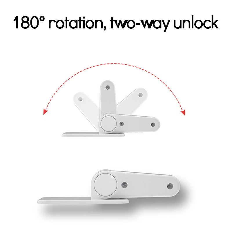 KeyGuard Child and Pet Safety Door Lever Lock with Anti-theft Feature and Door Stops