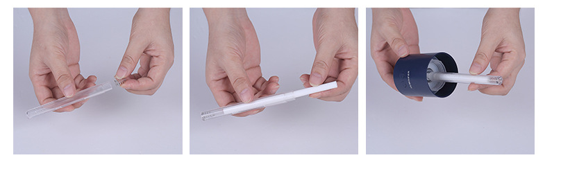 LED Projection Night Light USB Humidifier - 360° Rotary Atomization, Mini Office Air Purifier