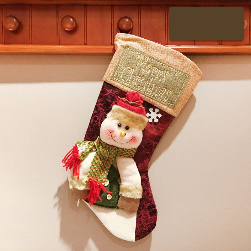 Christmas Elegance Embellishment: Premium Stocking Decor and Gift Collection
