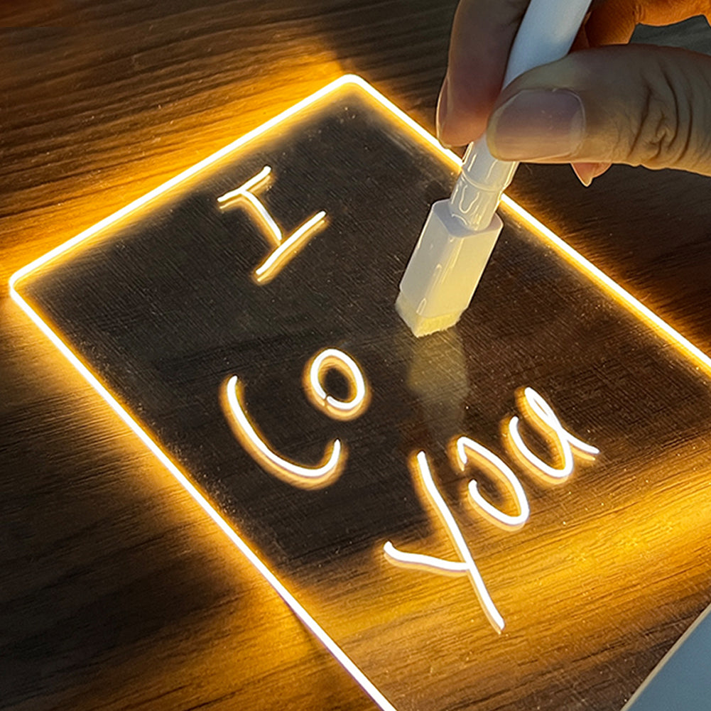 LED Mesaj Panosu Gece Lambası Kalemli – Yaratıcı Tatil Hediyesi
