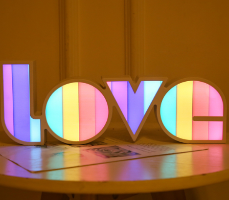 LED LOVE Light: Romantic Valentine's Day Gift and Decor