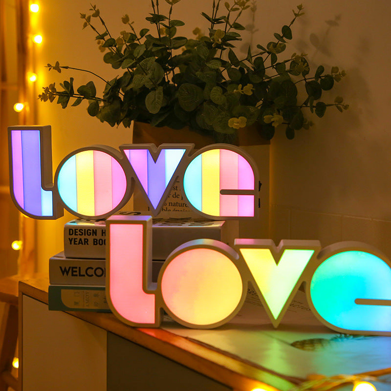 LED LOVE Light: Romantic Valentine's Day Gift and Decor