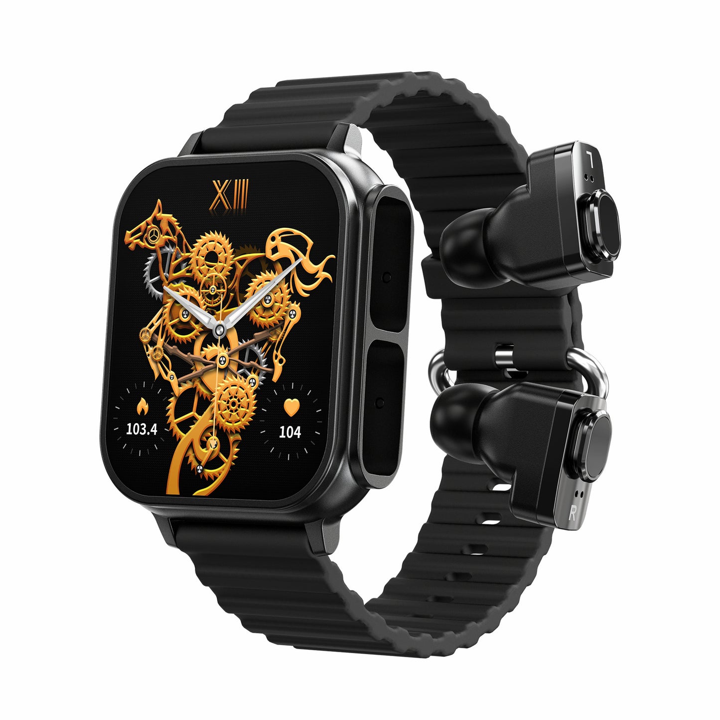 N22 Earphone Watch Two-in-one Sitting Heart Rate Health Monitoring Multi-sport Mode Smart Watch