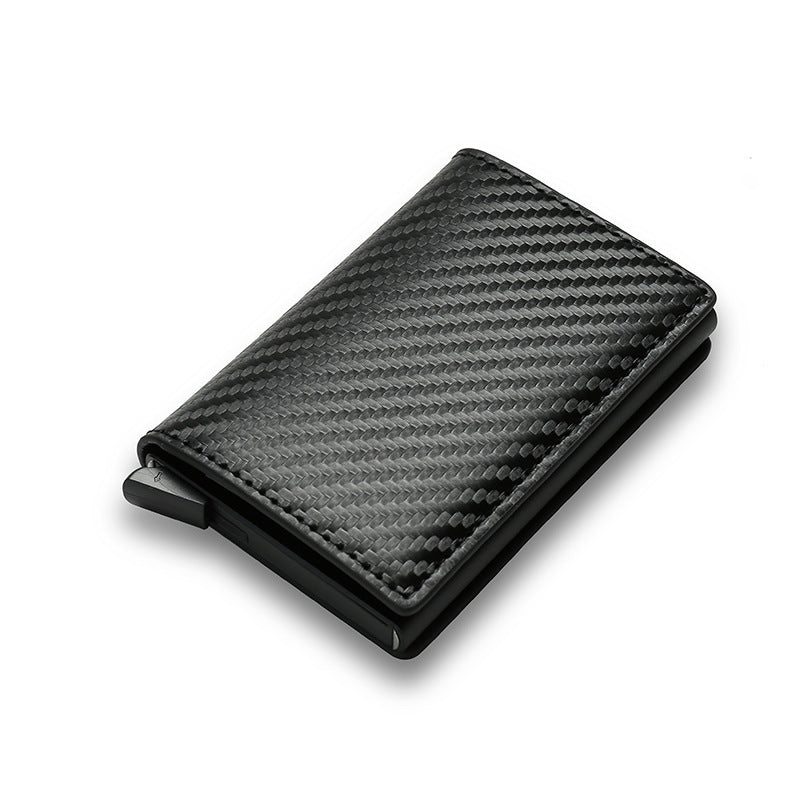 RFID Carbon Fiber Men Women Wallet Aluminum Alloy