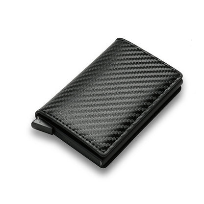 RFID Carbon Fiber Men Women Wallet Aluminum Alloy