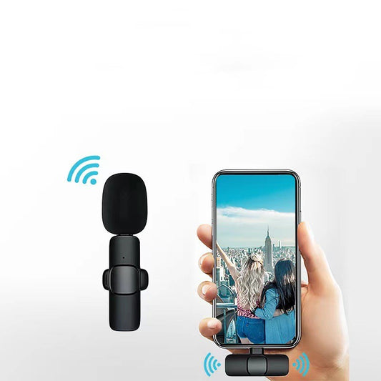 Wireless Lavalier Microphone, Lapel Clip-on Microphone for Smartphone, Laptop, Video Recording, Tiktok FINDOPIA