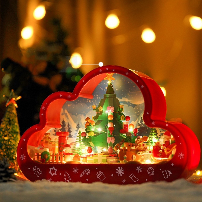 Christmas LED Cloud Night Lamp – Handmade Decorative Table Light & Unique Gift