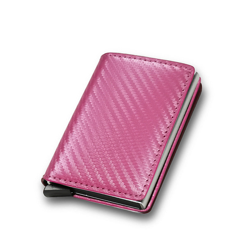 RFID Carbon Fiber Men Women Wallet Aluminum Alloy