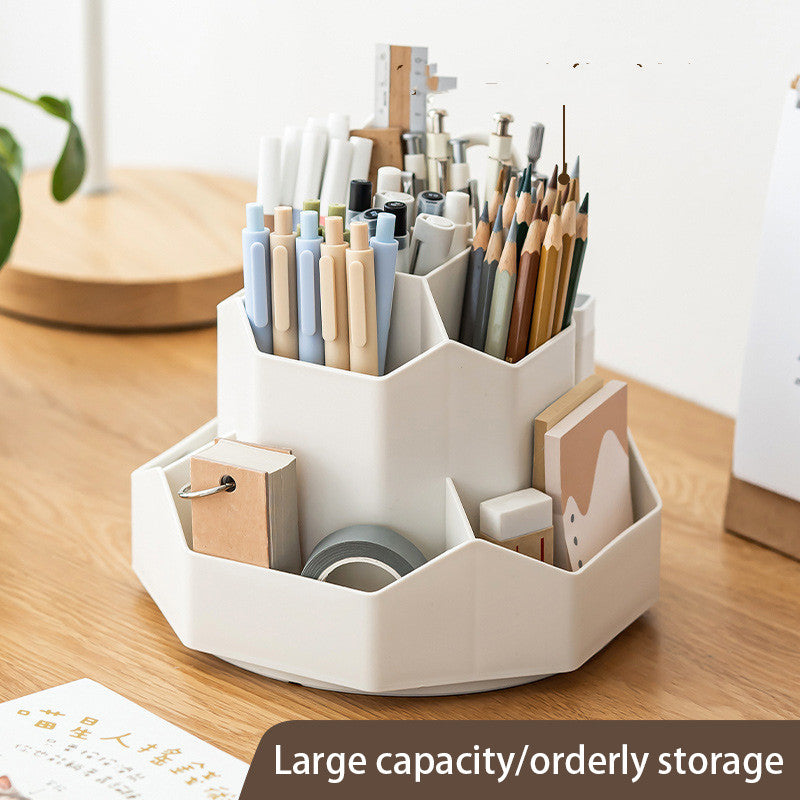 All-in-One Beauty and School Supplies Organizer, Holder Pencil Storage Tube