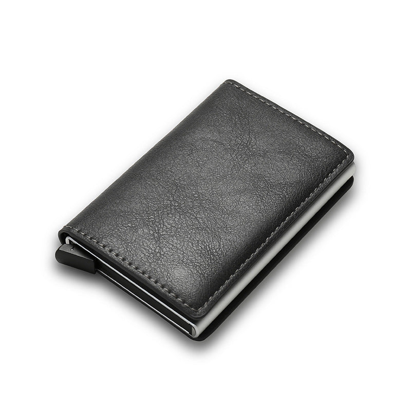 RFID Carbon Fiber Men Women Wallet Aluminum Alloy