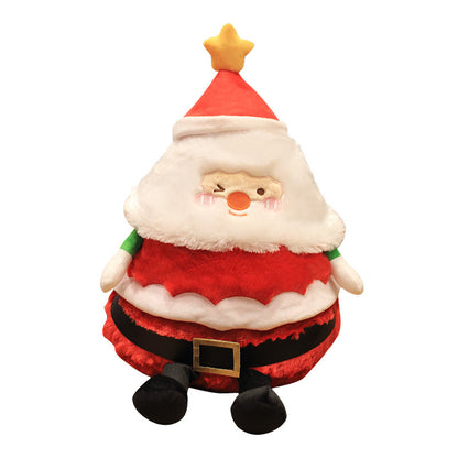 New Santa Claus Throwing Pillow Luminous Singing Electric Plush