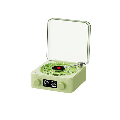 Vintage Vinyl Bluetooth 5.0 Turntable Speaker with RGB Light Show and White Noise