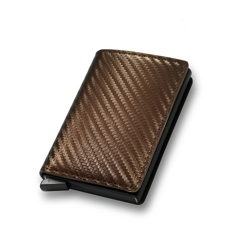 RFID Carbon Fiber Men Women Wallet Aluminum Alloy